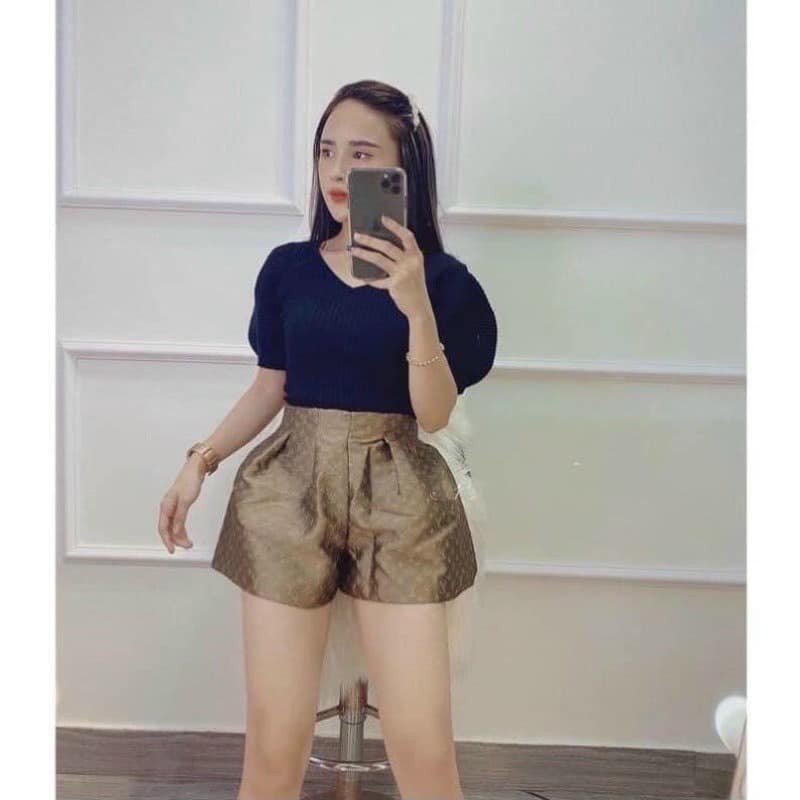 Quần Gấm phồng thêu chìm 4 màu 201 ( kèm ảnh thật) | BigBuy360 - bigbuy360.vn