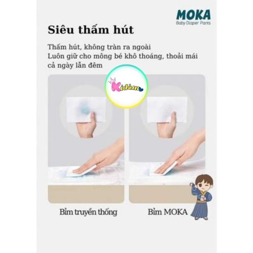 Bỉm /tã dán/ quần MOKA  50 miếng size  S M L Xl XXL XXXL KIDAMO