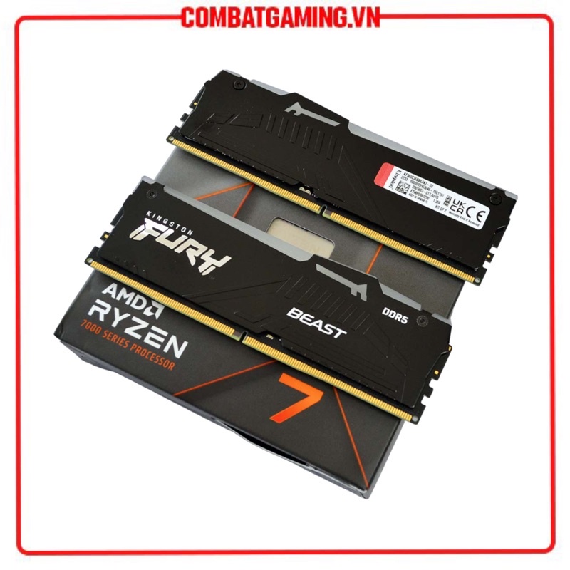 Ram Máy Tính Kingston Fury Beast RGB EXPO DDR5 16GB - 32GB Chính Hãng SPC/VS