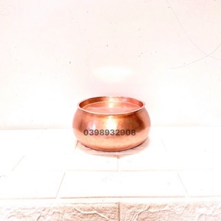 Khay đựng trầu không 9x 15 cm chất liệu bằng đồng đỏ 💯