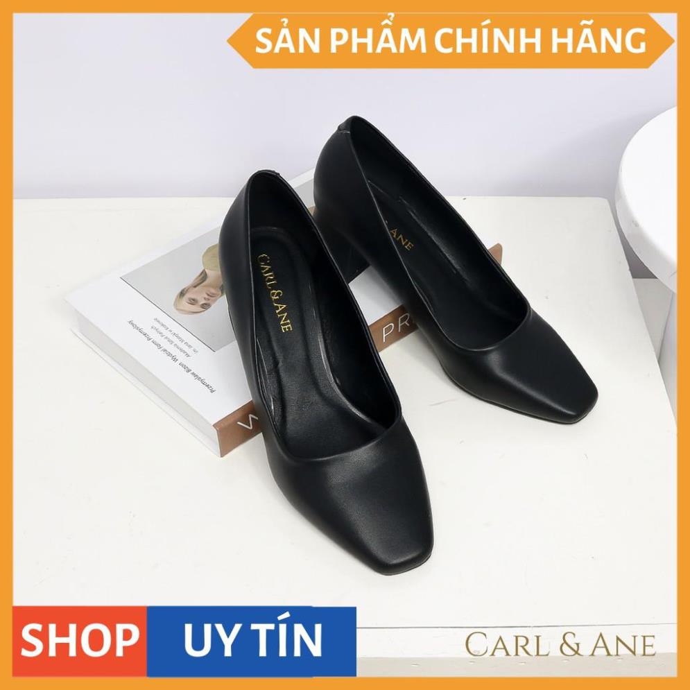 Carl & Ane - [Form lớn lùi 1 size] Giày cao gót thời trang nữ bít mũi kiểu dáng cơ bản cao 5cm màu bò _ CP004 | BigBuy360 - bigbuy360.vn