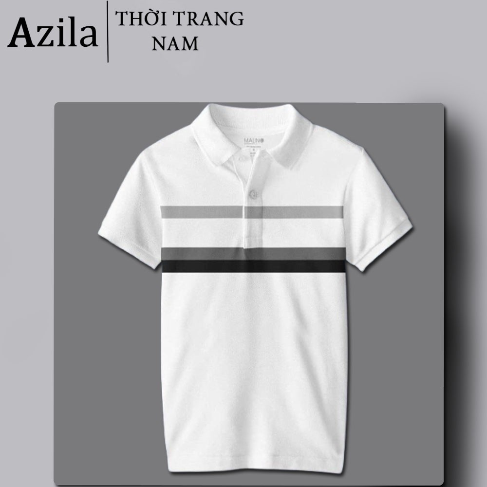 Áo Polo Nam Cao Cấp, Áo Phông Nam Cổ Bẻ Vải Cotton Cá Sấu Mềm Mịn Thoáng Mát - Azila - AC110 | BigBuy360 - bigbuy360.vn
