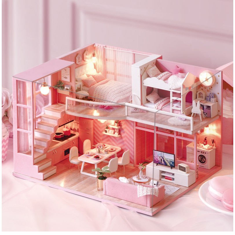 Nhà Búp Bê DIY - Dream Angels L026 ( Kèm mica + keo )