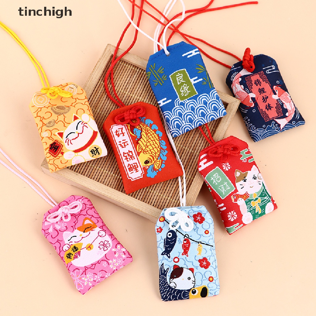 [TICHIG] Mặt Dây Chuyền Cầu Nguyện Omamori Pray Tài Lộc Tài Lộc Bảo Vệ Sức Khỏe Tài