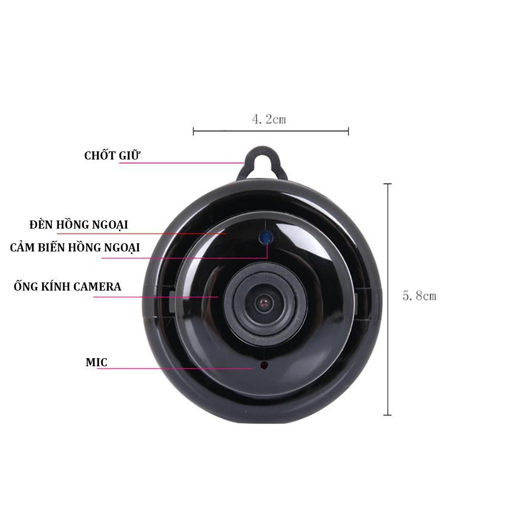 [ HOT SALE ] Camera IP không dây V380 Mini tích hợp hồng ngoại quay đêm siu bền