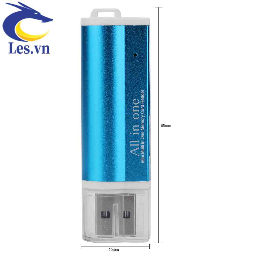 Đầu Đọc Thẻ Nhớ Đa Năng 4 Trong 1 Usb 2.0 Cho SDHC / Mini SDHC / SD / MMC / TF Card / MS