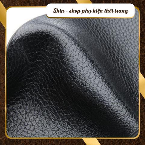 Ví Nam Chất Đẹp Da PU Màu Đen Nhỏ Gọn Thời Trang Nhiều Ngăn Tiện Dụng - Shin Shop Leather