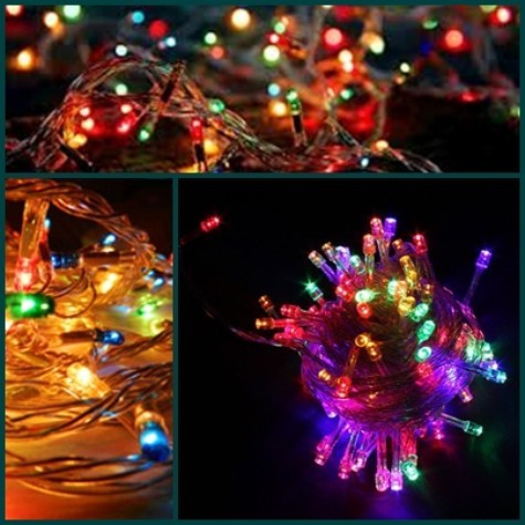 Đèn Chớp Nháy Trang Trí Noel (Tết) - Dây Đèn Led Trang Trí (Nhiều Màu)