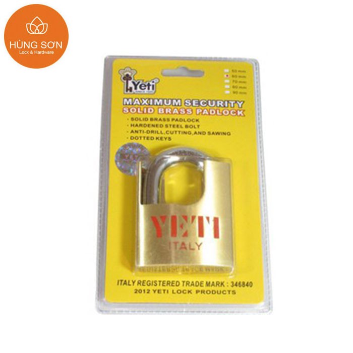 KHÓA TREO ĐỒNG CHỐNG CẮT YETI 60MM