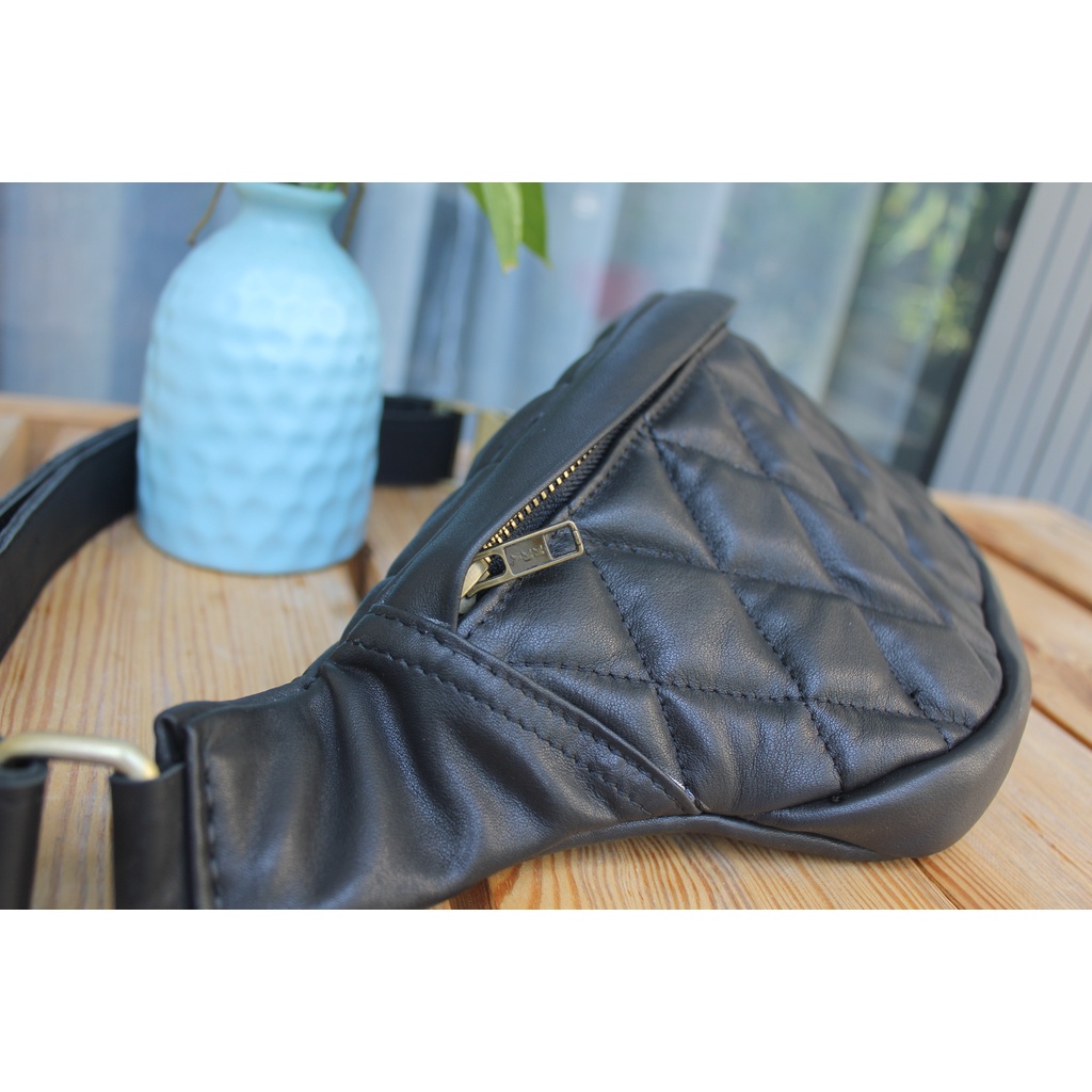 Túi đeo chéo Biker Da bò thật Thời trang cho Nam