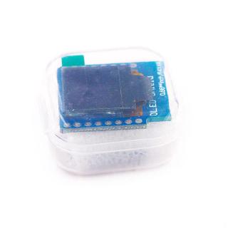 Mô Đun Màn Hình Oled 0.66 Inch Cho Wemos D1 Mini Esp32 Avr Stm32 64x48 Iic I2C Oled