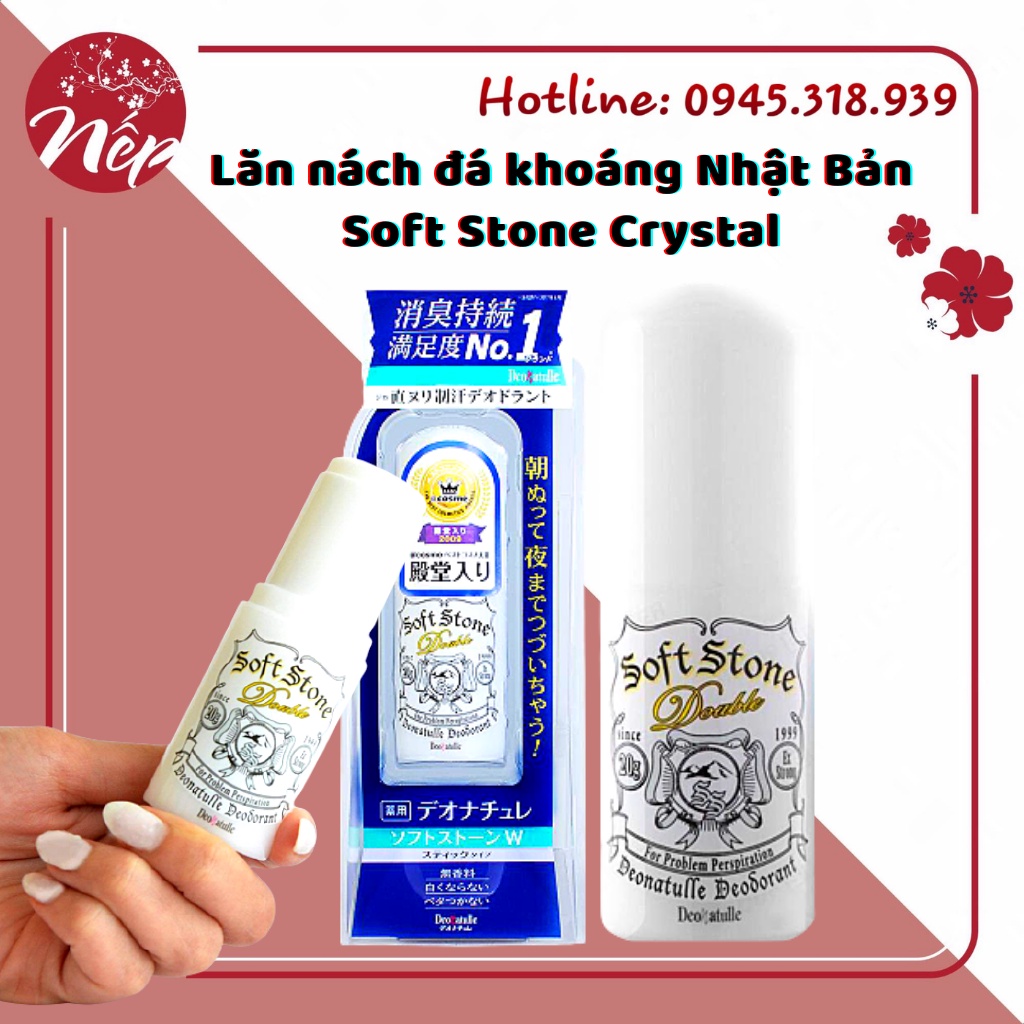 Lăn nách đá khoáng Nhật Bản Khử Mùi Ngăn Mồ Hôi Squeeze Magic Deodorant Stick - 19g