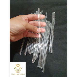 Combo 10 đũa thủy tinh làm son handmade 20cm