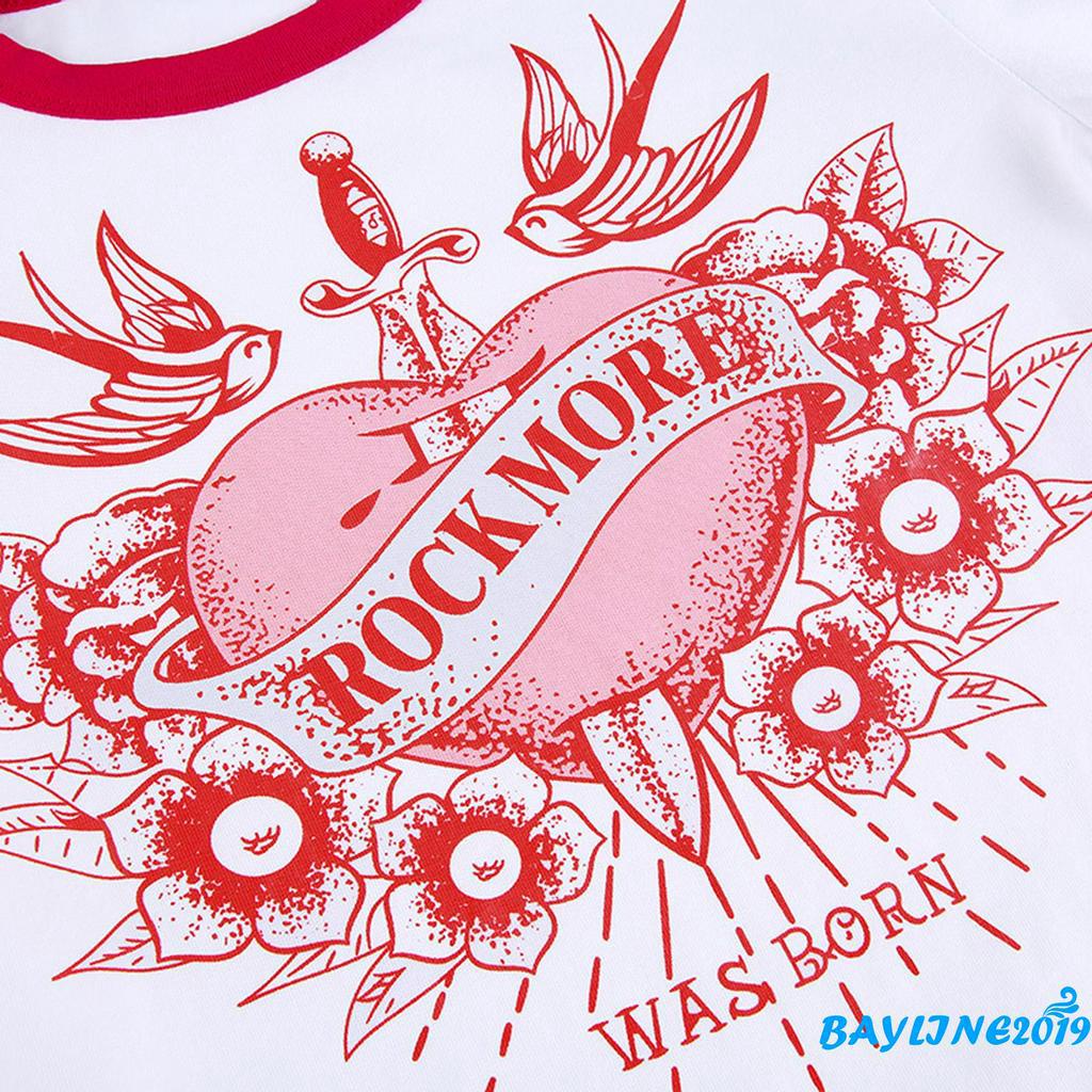 Áo Croptop Nữ Tay Dài In Chữ Thời Trang Cá Tính