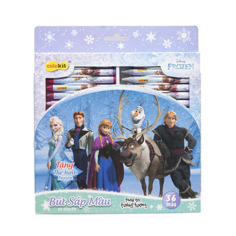 Bút sáp màu Thiên Long Disney Frozen CR-C033/FR- 36 màu