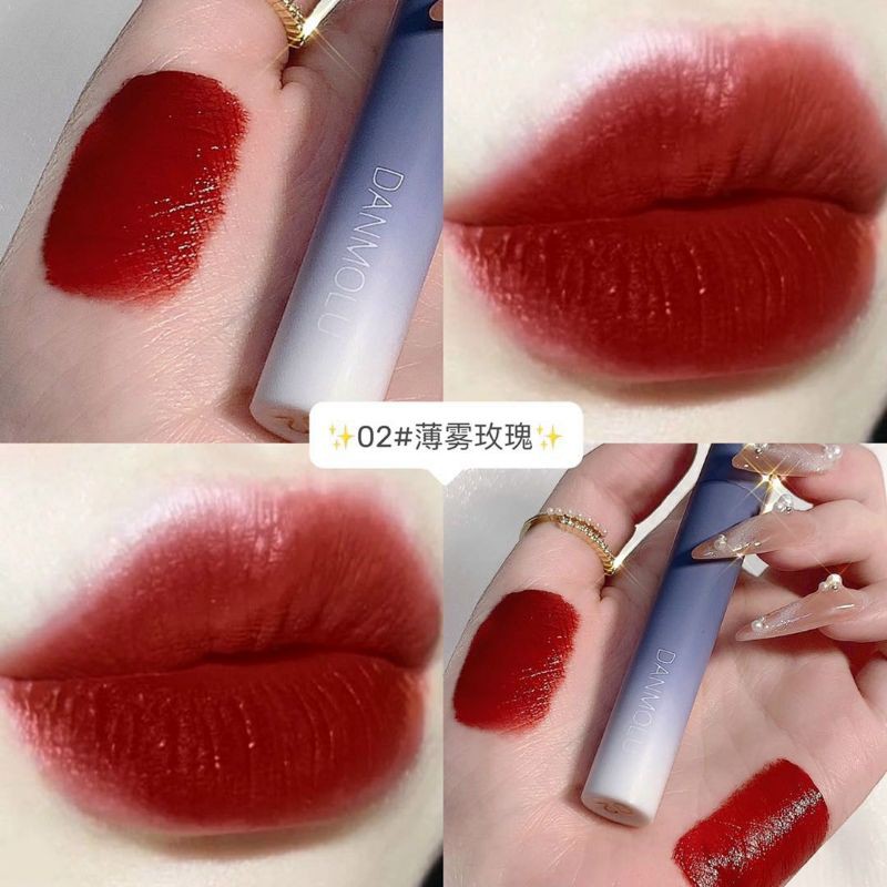 Set 5 Cây Son Danmolu Nội Địa Trung- Set 5 cây Son màu đỏ- Hot trend 2021