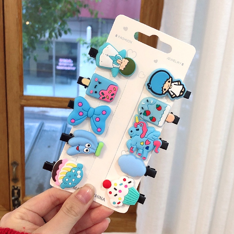 Set 10 Kẹp Tóc Dễ Thương Cho Nữ