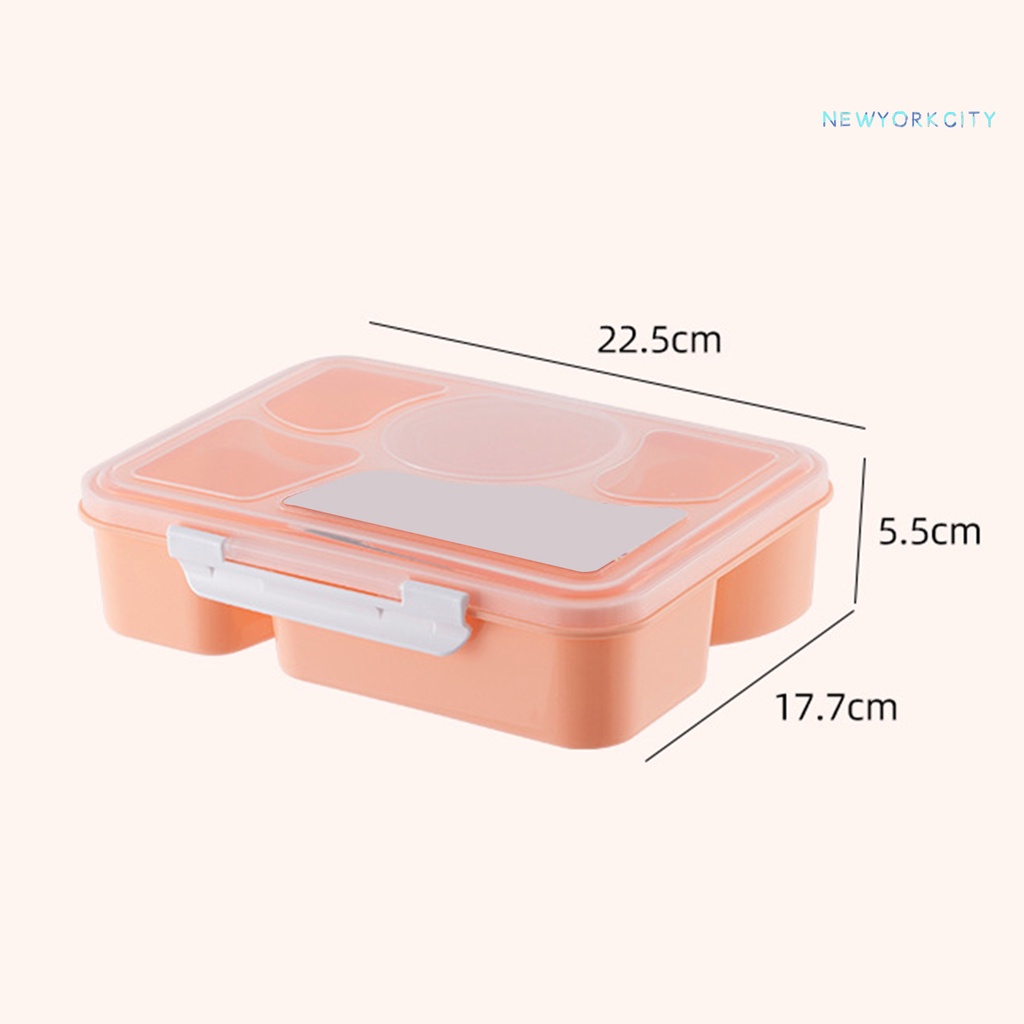 Hộp Nhựa Đựng Cơm Trưa 5 Ngăn Cách Nhiệt Không BPA