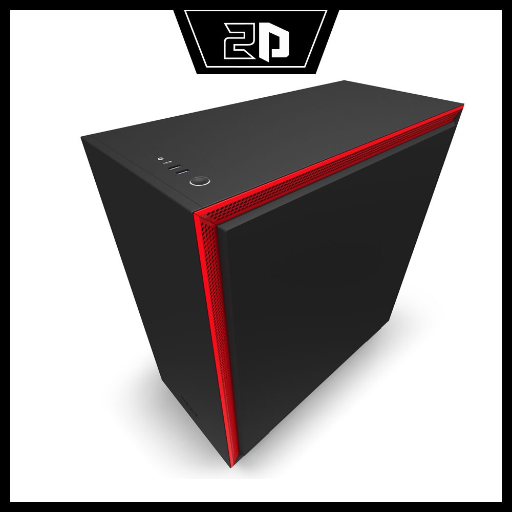 Vỏ Case NZXT H710 MATTE BLACK RED (Mini-ITX, MicroATX, ATX, EATX)