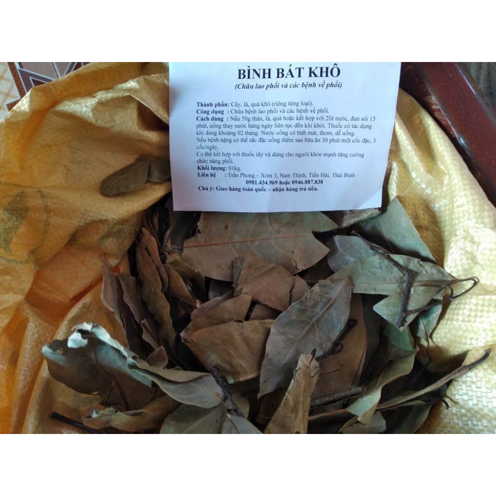 1kg Thân + 1kg Lá Bình Bát khô