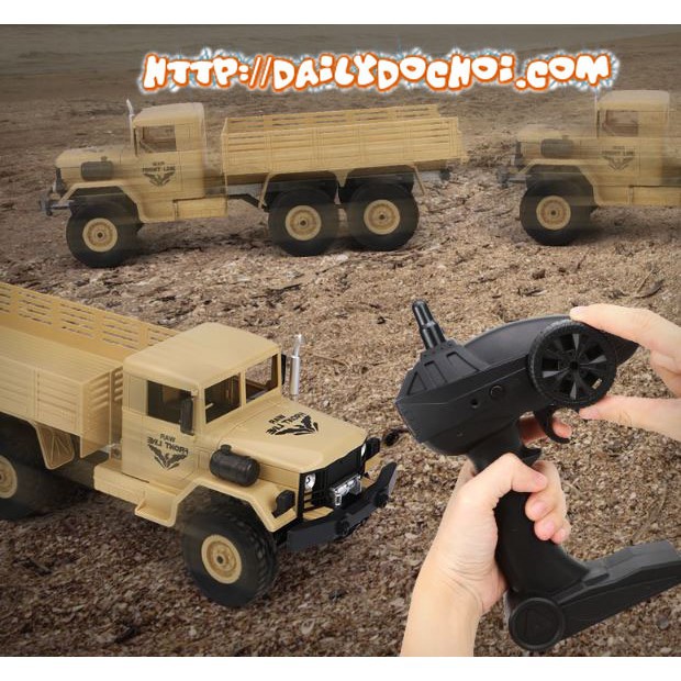 Ô tô địa hình quân sự 6 bánh thương hiệu JJRC Q63 tại RUBYRC
