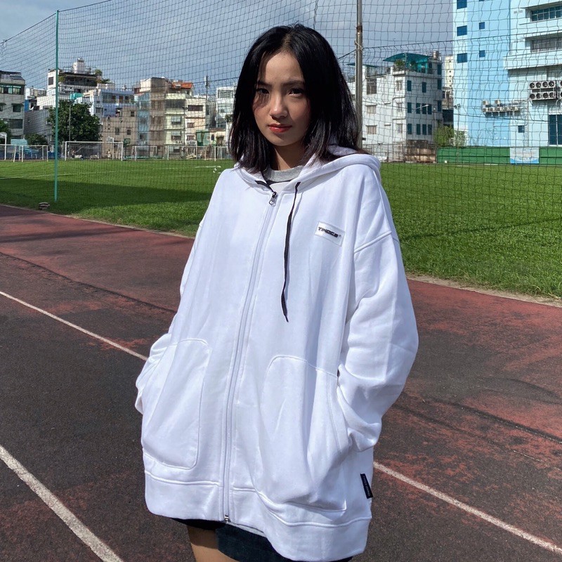 Áo Khoác nỉ Hoddie Zip Signature by TWOCE