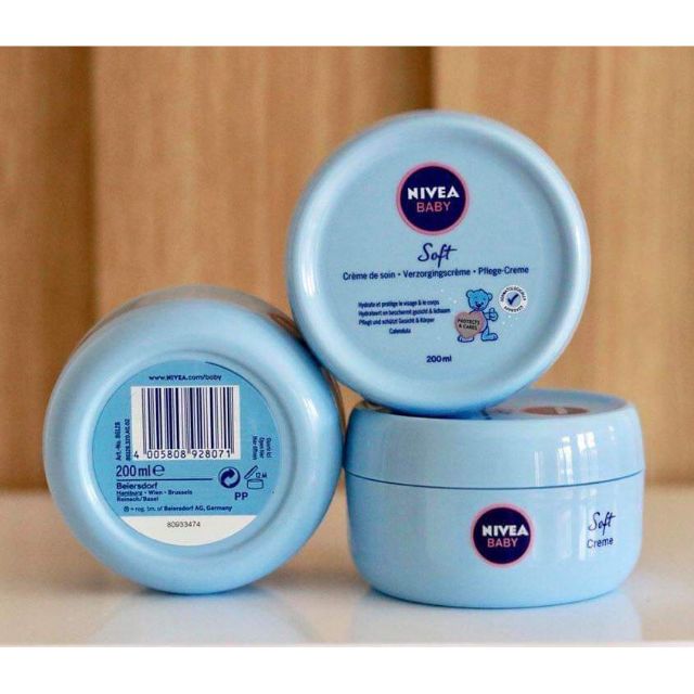 Kem dưỡng da Nivea Baby Soft Creme dành cho trẻ sơ sinh