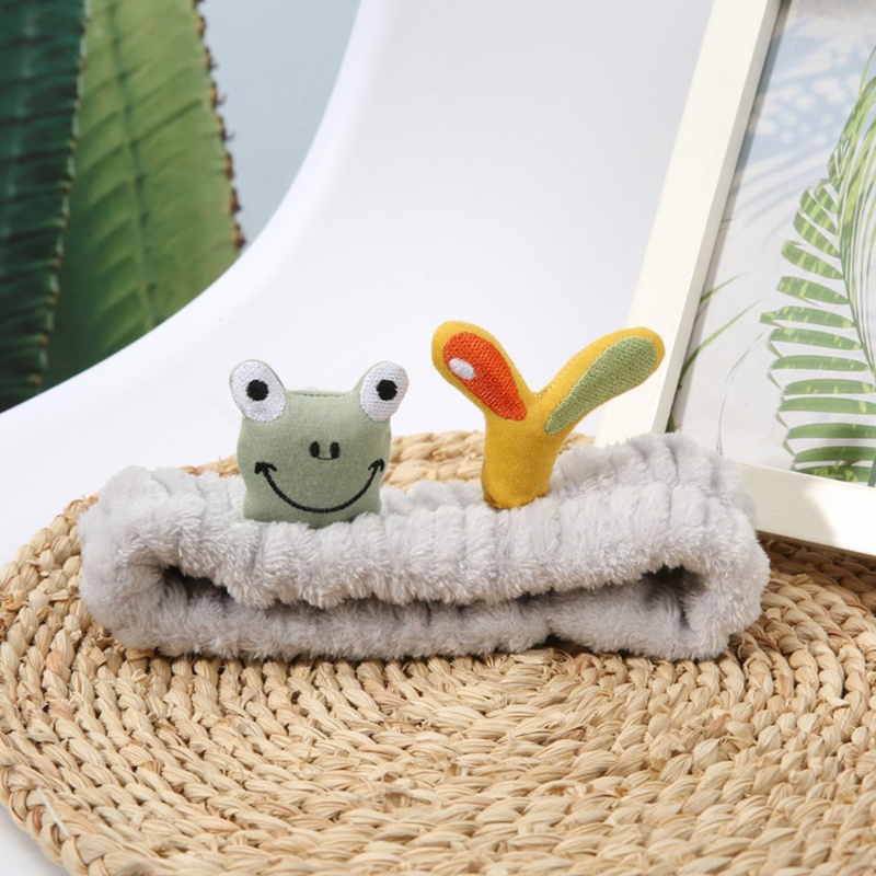 Flgo Băng Đô Co Giãn Hình Ếch Hoạt Hình Vui Nhộn Thời Trang