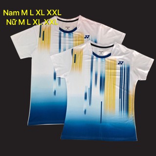 Áo cầu lông Yonex 2020 Nam Nữ Trắng 1 Áo  [Ảnh thật] [Có bảo hành] [Có sẵn] [Rẻ vô địch]