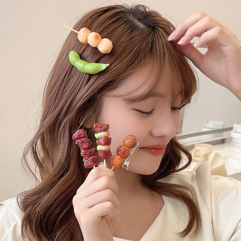 Kẹp Tóc Hình Thức Ăn Độc Đáo Thời Trang