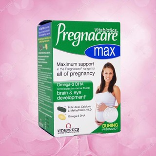 Vitamin bầu bổ sung dinh dưỡng cho bà bầu và mẹ sau sinh Pregnacare Max, UK