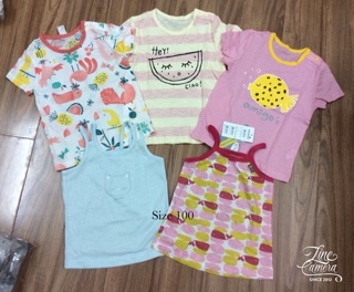 Set 3 quần 1 áo xuất Hàn dư xịn