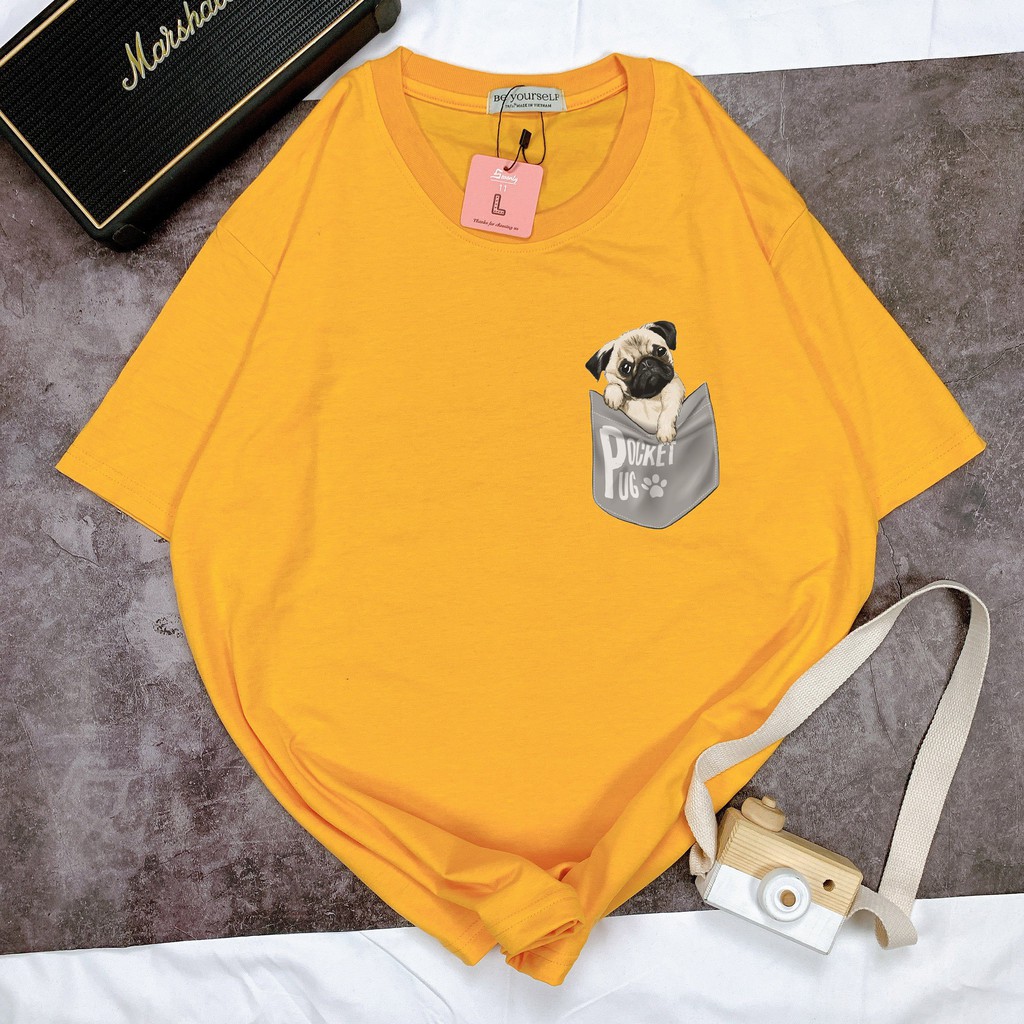 Áo thun unisex Be Yourself size M L XL - POCKET PUG