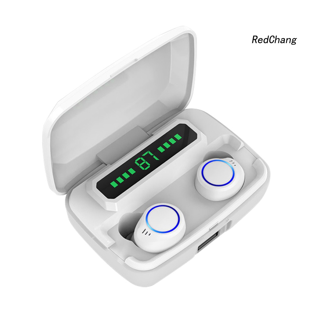 Tai Nghe Bluetooth 5.0 Không Dây Rej M12 Có Thể Sạc Được Kèm Mic