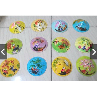 Nón Lá Vẽ - Loại siêu nhỏ (D=12cm)