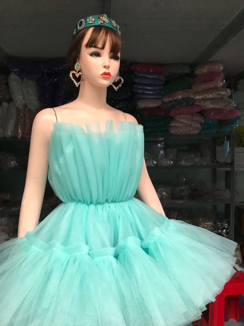 Váy von chụp concept kèm nơ
