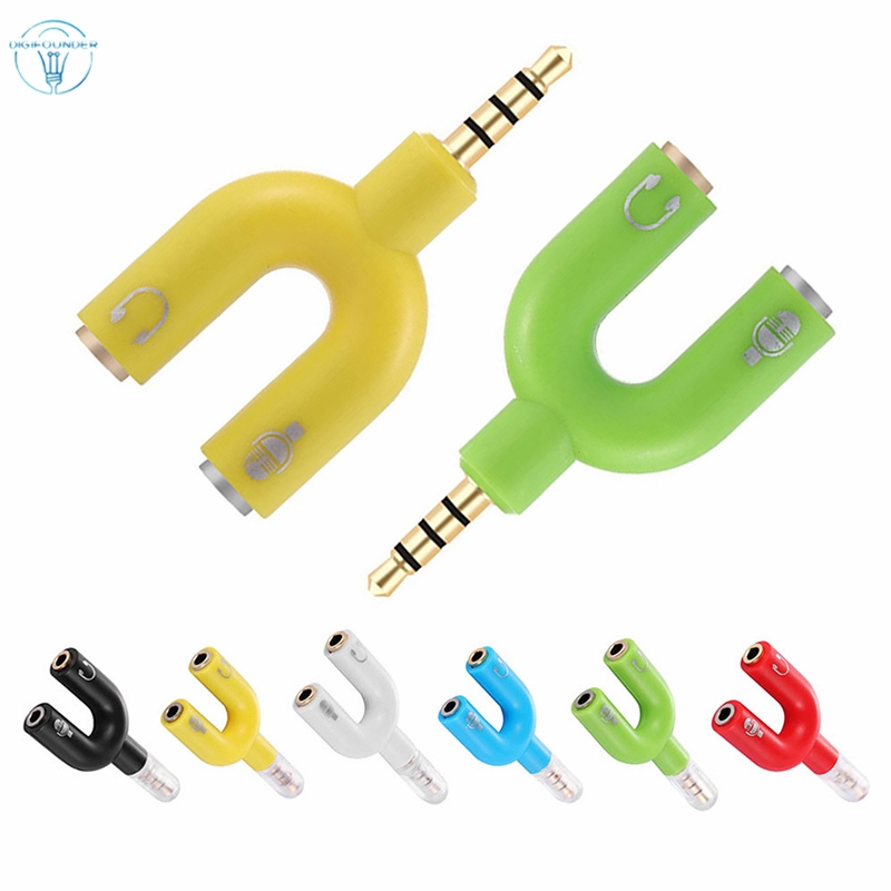 Đầu chia 2 cổng âm thanh 3.5mm kiểu chữ Y