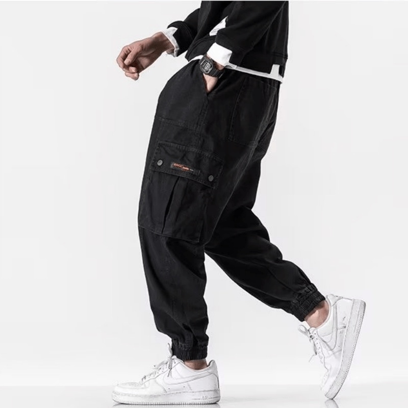 Quần Dài Dáng Rộng Có Túi Lớn Phong Cách Hàn Quốc Thời Trang Cho Nam