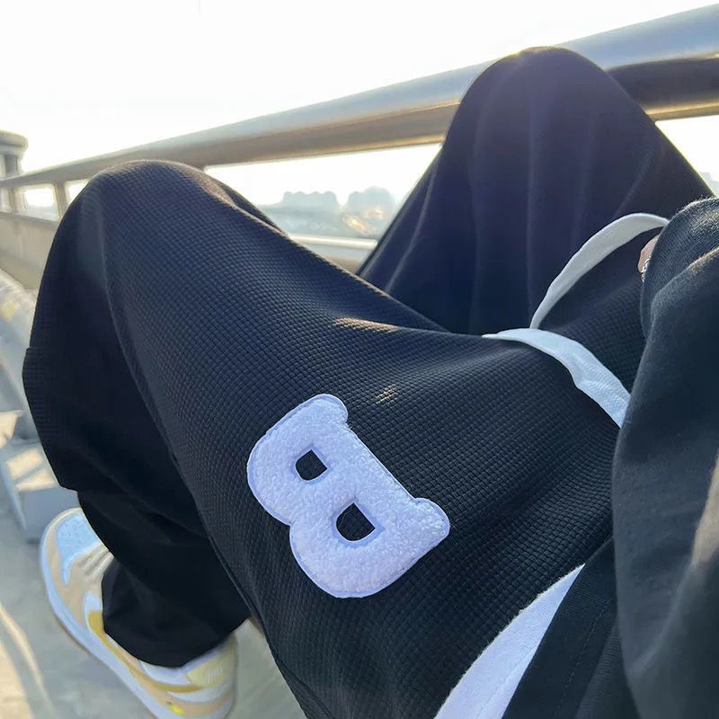 Quần Thể Thao Ống Rộng Phong Cách Hàn Quốc Thời Trang Mùa Hè Dành Cho Nam 2022