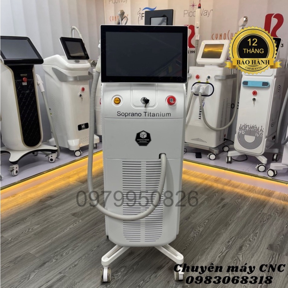 MÁY TRIỆT LÔNG XÓA XĂM DIODE LASER SOPRANO TITANIUM