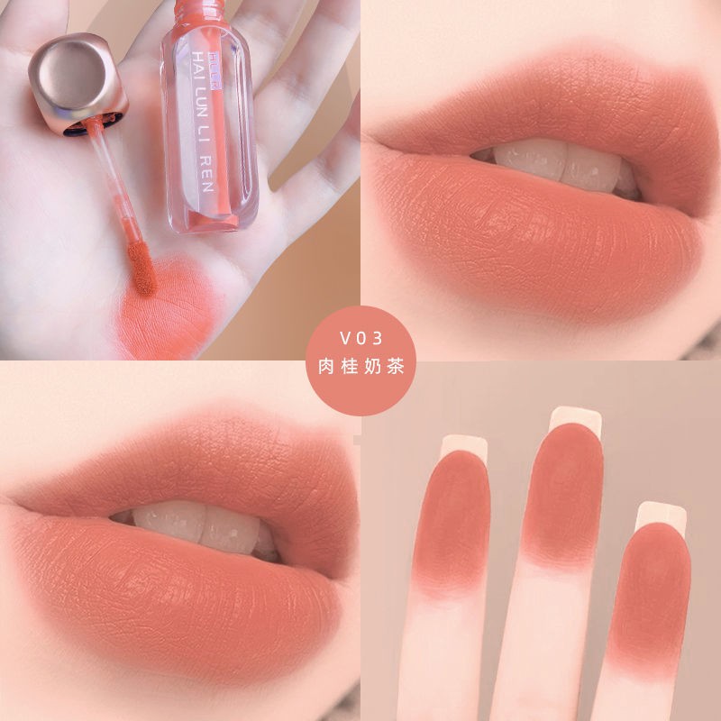 Son môi nhung lì không phai màu chống thấm nước phong cách trung hoa dành cho nữ