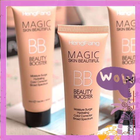 KEM NỀN BB CREAM 3IN1 MAGIC HENGFANG 35ml makeup foudation mỏng nhẹ căng bóng trang điểm nhanh sỉ rẻ nội địa NGỰA BEAUTY