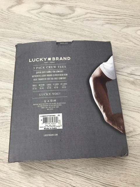 Set áo Lucky & Brand mỹ mua sale ( có bill)