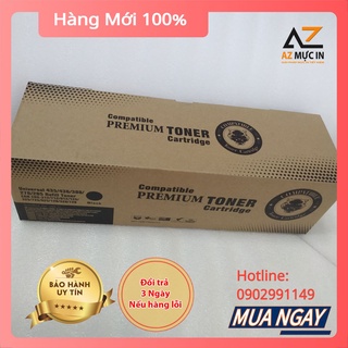 Hộp mực máy in 6030, 6030w, MF3010, Hp P1102, P1102w M1212NF có lỗ đổ mực và xả thải dễ dàng nạp mực lại.