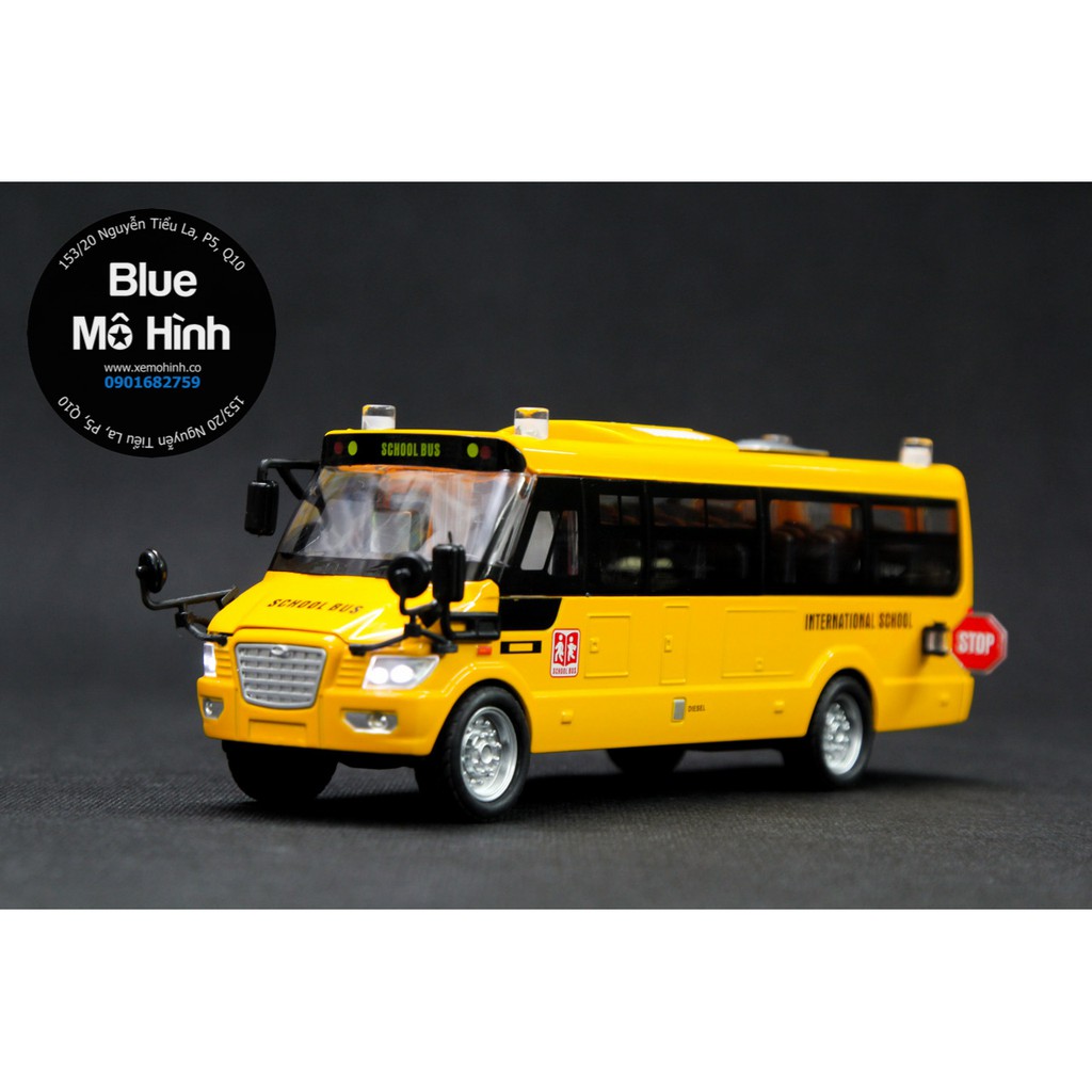 Blue mô hình | Mô hình xe buýt school bus 1:32