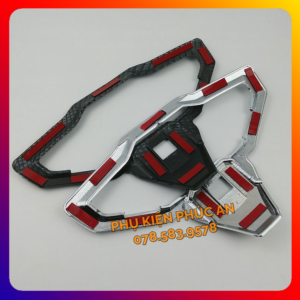 Viền mặt đồng hồ xe AB 2020 2021 2022 2023 airblade 125 150 160 air blade 125cc 150cc 160cc xi inox carbon ốp trang trí