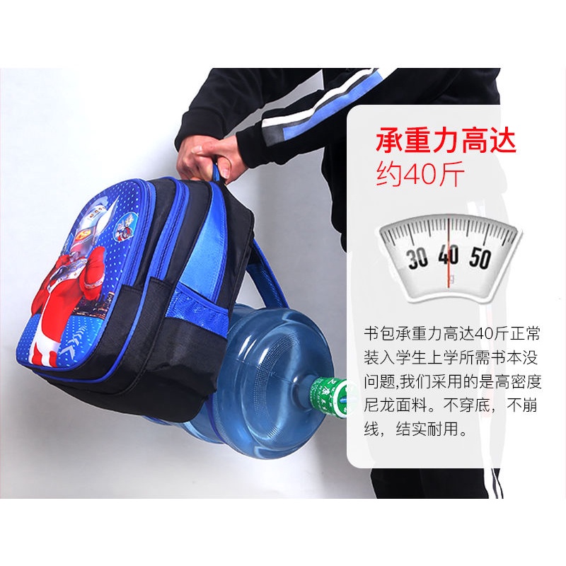 Ba lô đi học CHUWANGLIN họa tiết hoạt hình 3D chống thấm nước đáng yêu dành cho bé trai