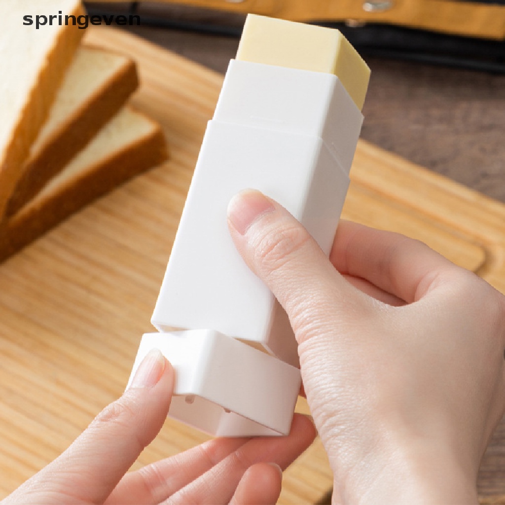 Hộp Đựng Bơ / Phô Mai Cầm Tay Màu Trơn Tiện Dụng Ốp