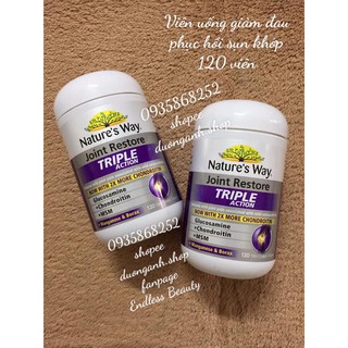 Viên JOINT RESTORE TRIPLE ACTION NATURE'S WAY 120 viên