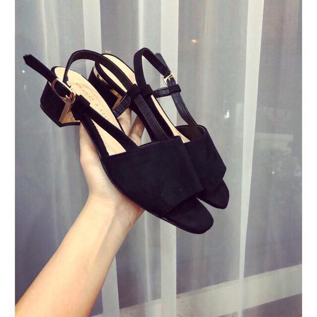 sandal gót vàng cao 5 phân